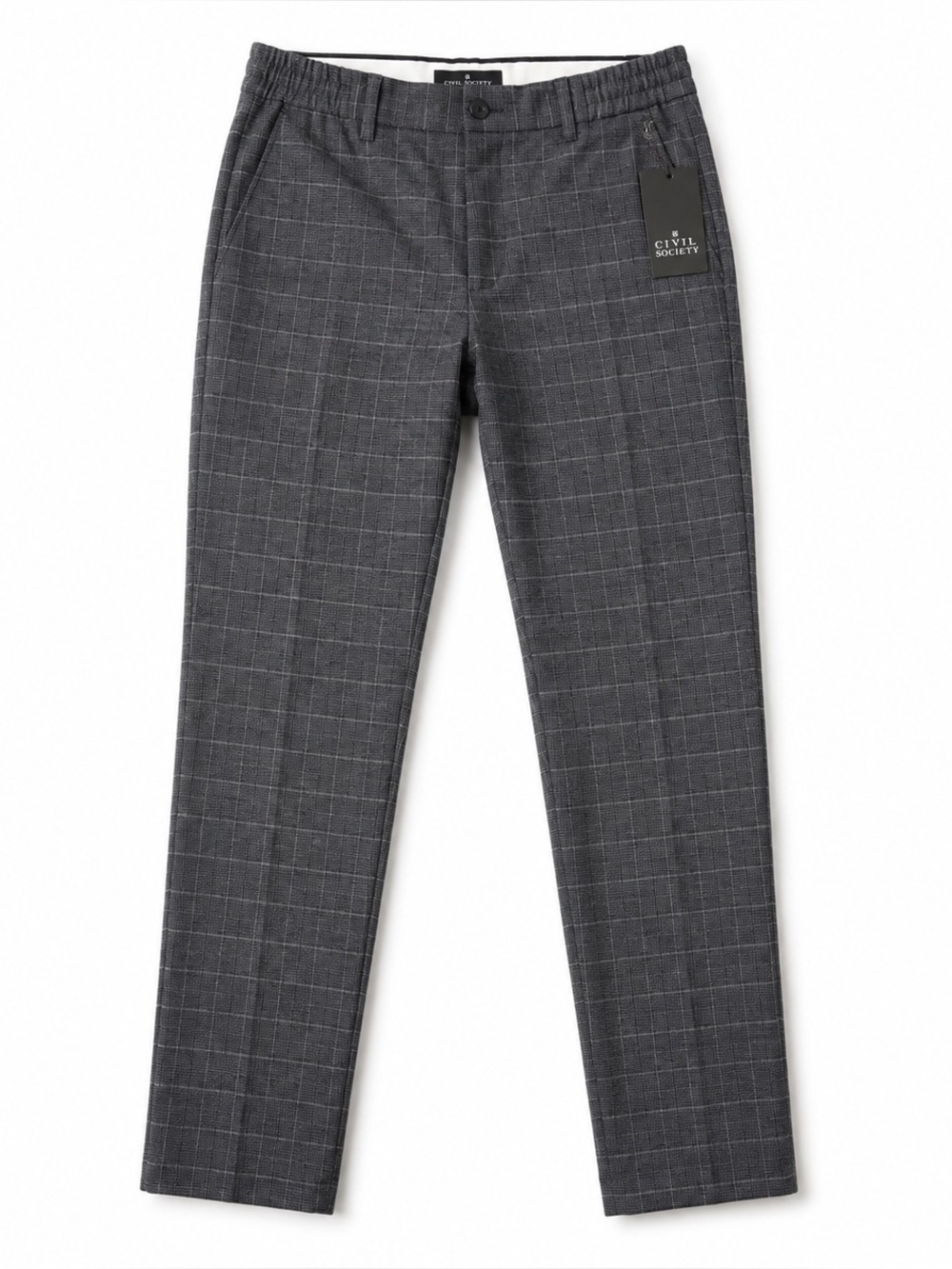 NWT Civil Society Brooklyn Glen Plaid Pants Men’s 30x32 Gray
